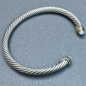 David Yurman Cable Kids Bracelet, Opal, Large (fits small adult)